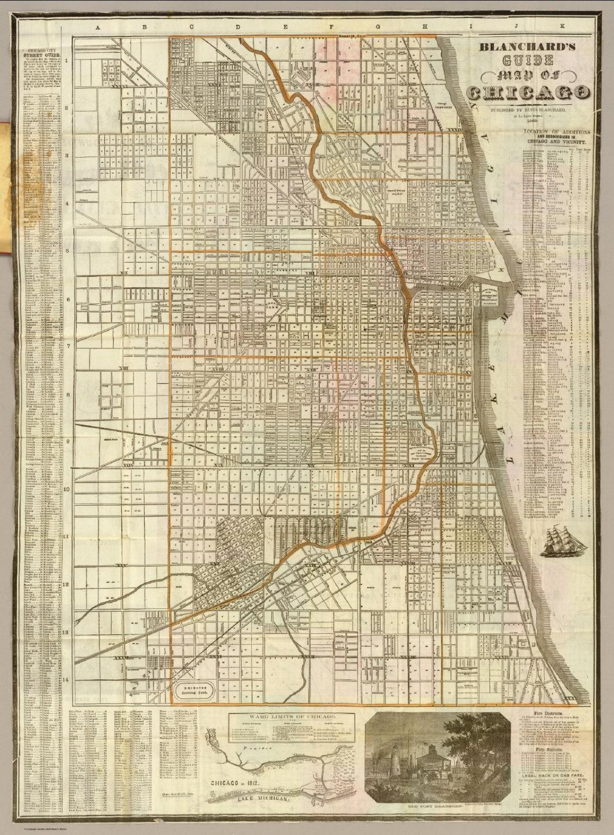 Mapa histórico de Chicago